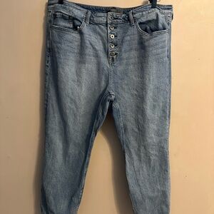 Torrid High Rise Straight Blue Jeans